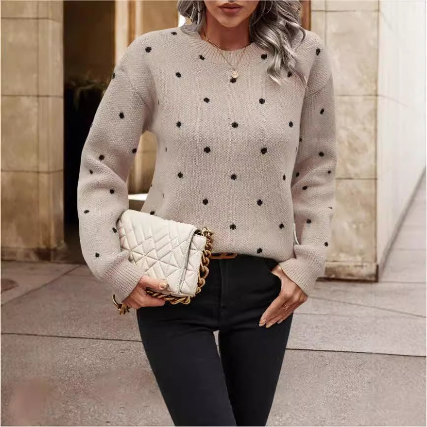Round Neck Pullover Sweater