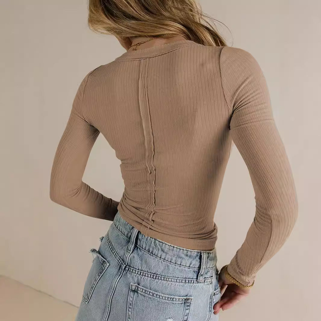 Bottoming Shirt Slim Shoulder Top