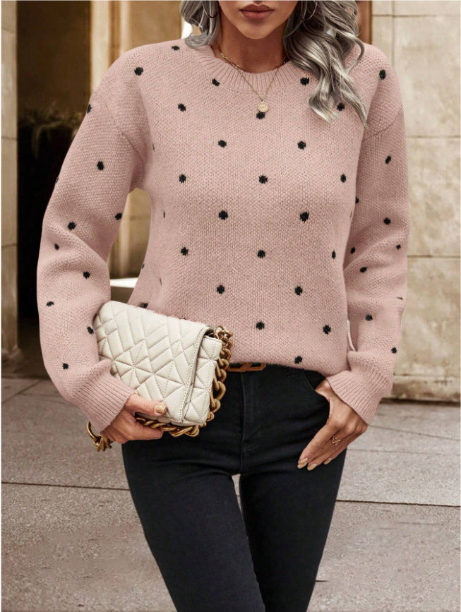 Round Neck Pullover Sweater