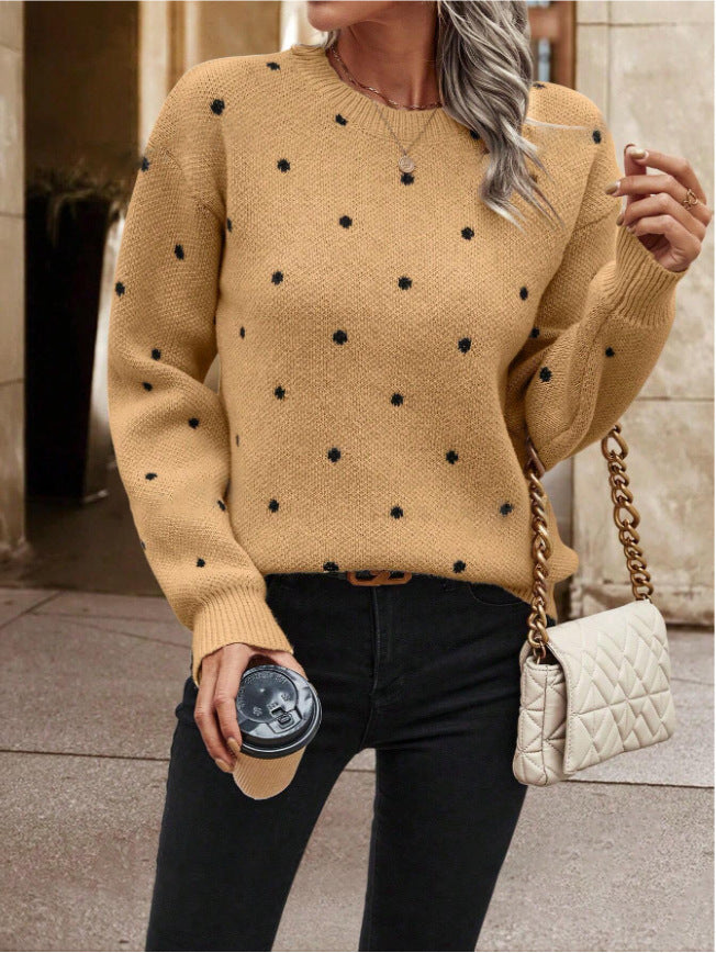 Round Neck Pullover Sweater