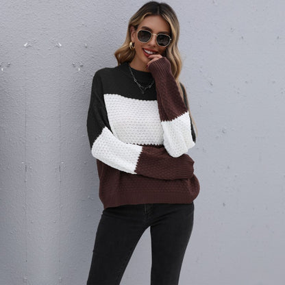 Round Neck Pullover Sweater