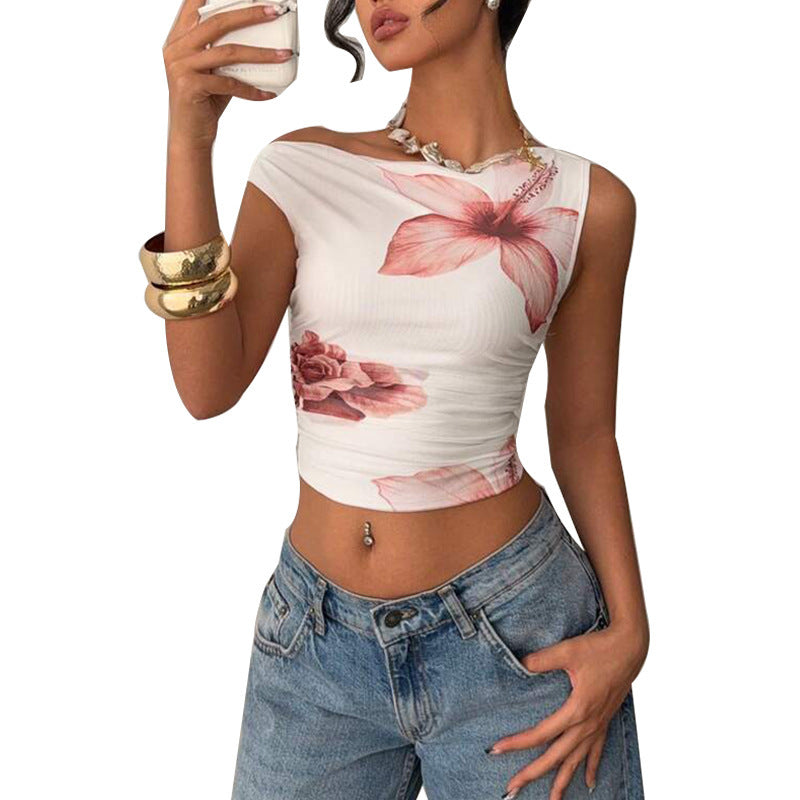 Sleeveless Slim Fit Cropped Top