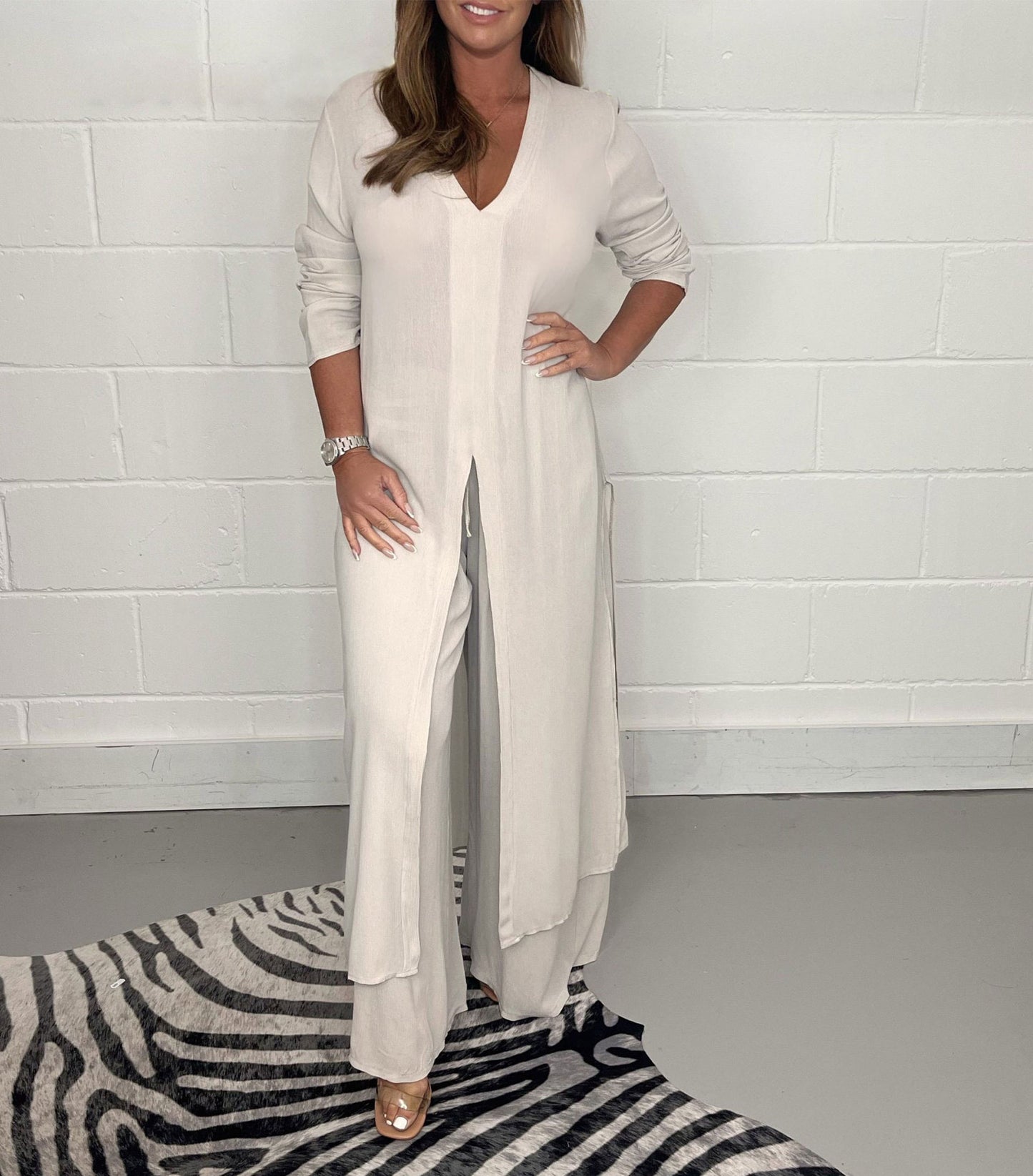 Flowy V-Neck Tunic
