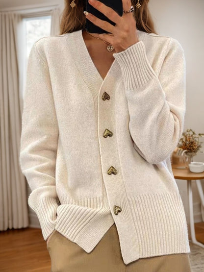 Long-sleeved Cardigan Knitted Sweater