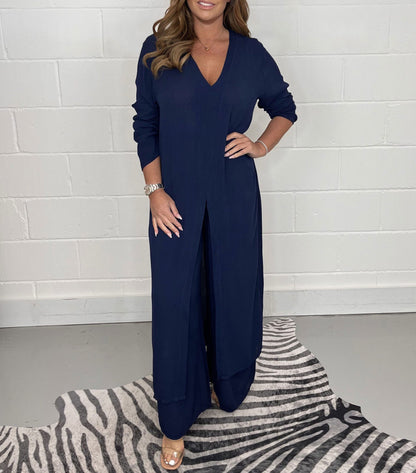 Flowy V-Neck Tunic