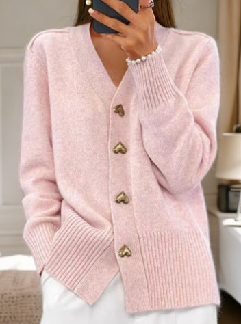 Long-sleeved Cardigan Knitted Sweater