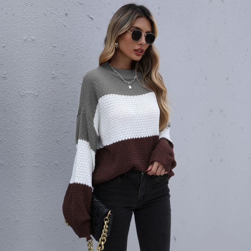 Round Neck Pullover Sweater