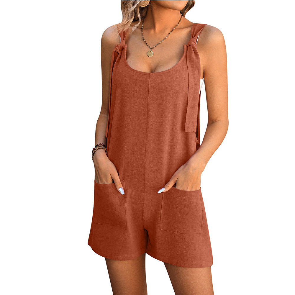 Chic Adjustable Strap Romper
