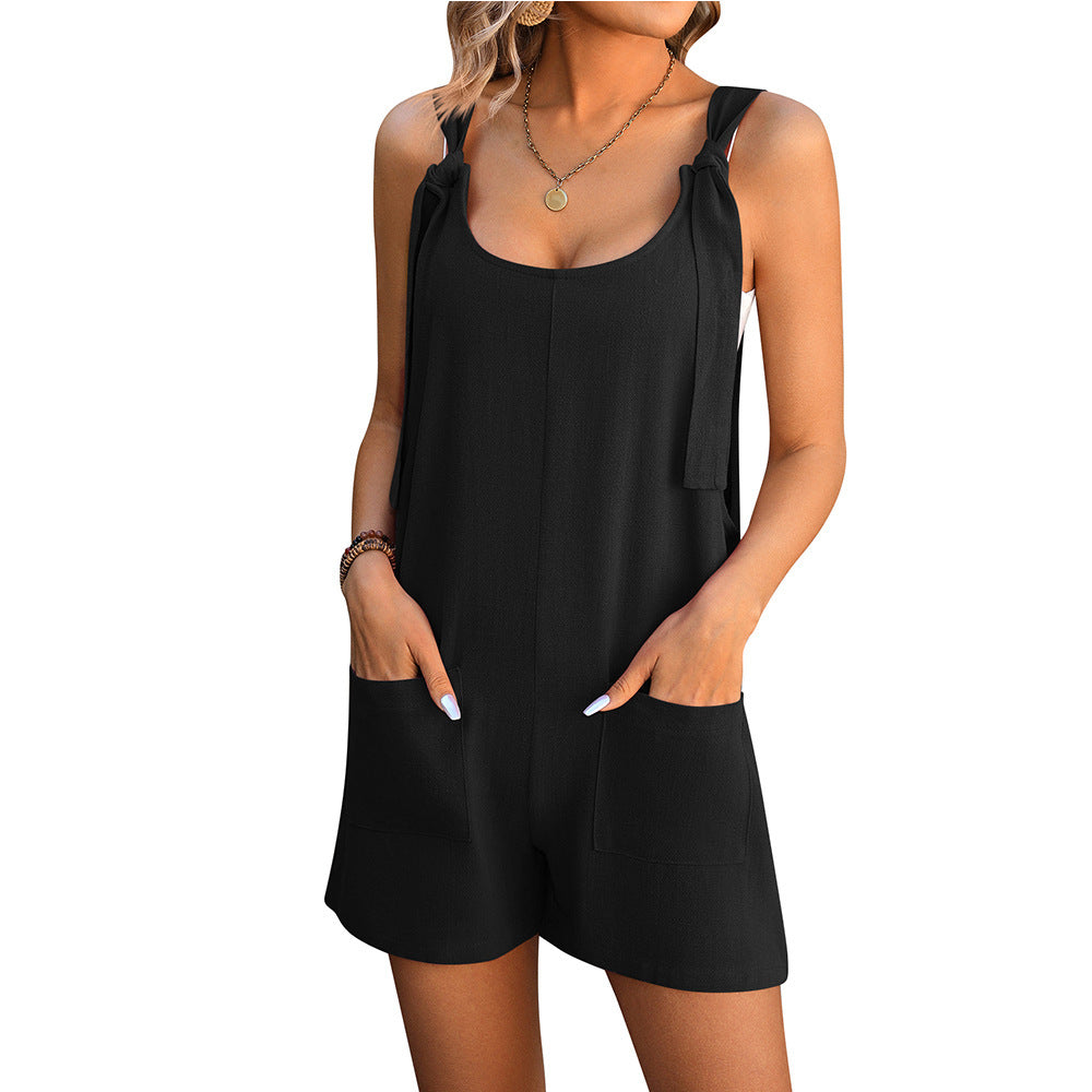 Chic Adjustable Strap Romper